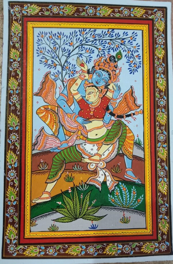 Radha Krishna - Pattachitra painting - Somnath Nayak - 12