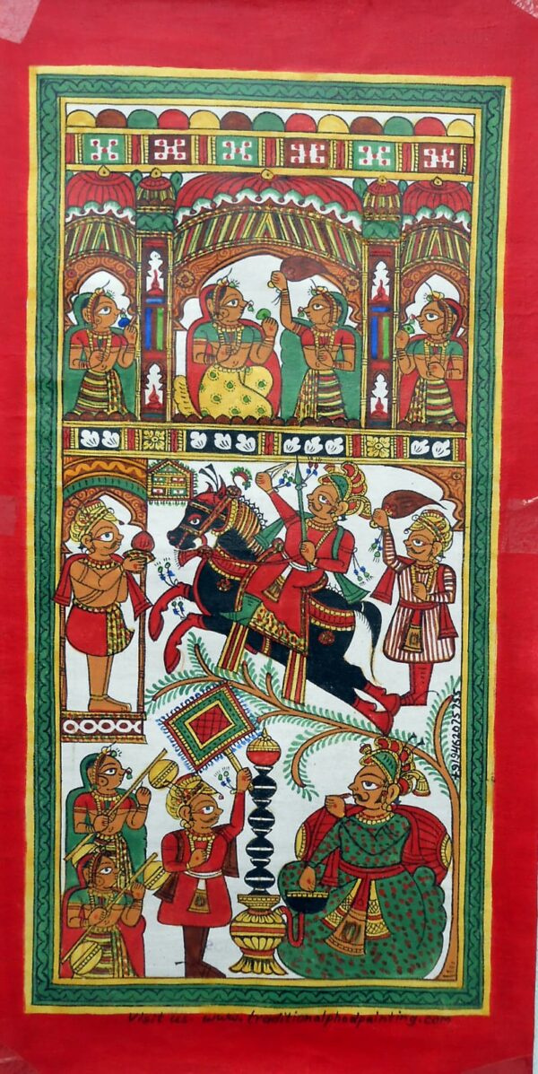 Pabuji Maharaj Phad - Phad paintings - Abishek Joshi - 53