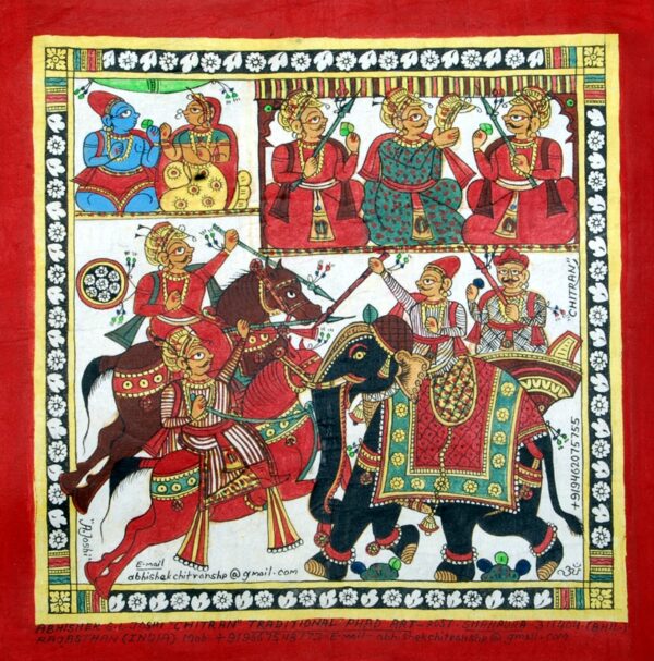 Pabuji Maharaj Phad - Phad paintings - Abishek Joshi - 54