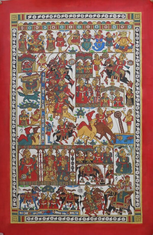 Pabuji Maharaj Phad - Phad paintings - Abishek Joshi - 62