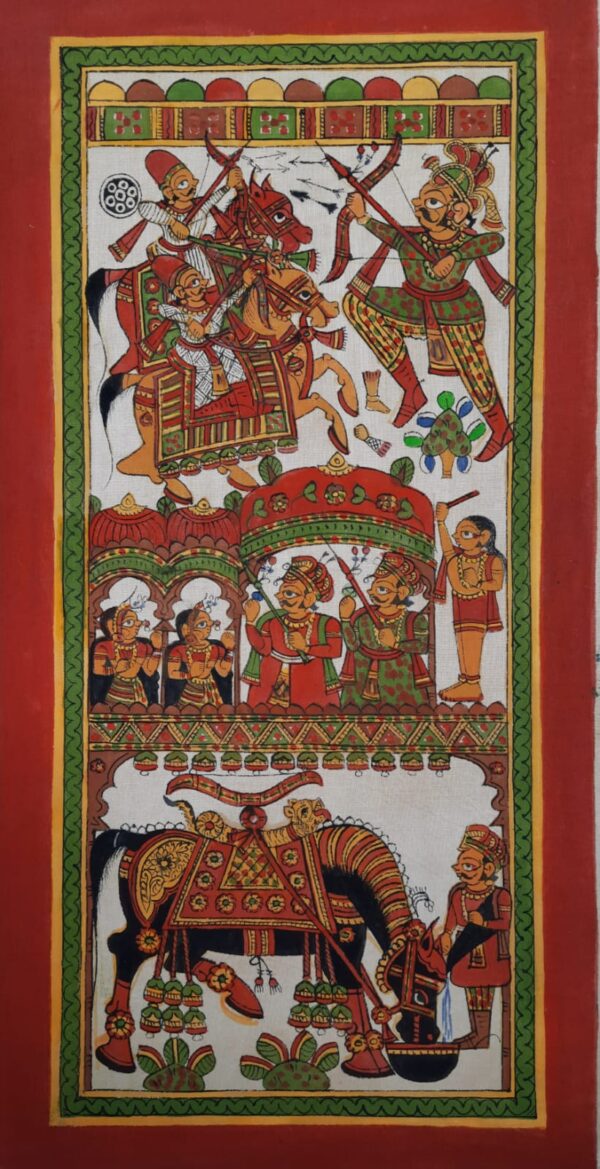 Pabuji Maharaj Phad - Phad paintings - Abishek Joshi - 64