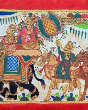 Royal Ride - Phad paintings - Abishek Joshi - 86