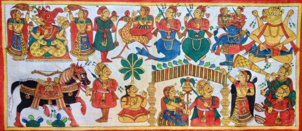 Pabuji Maharaj Vivah - Phad paintings - Abishek Joshi - 87