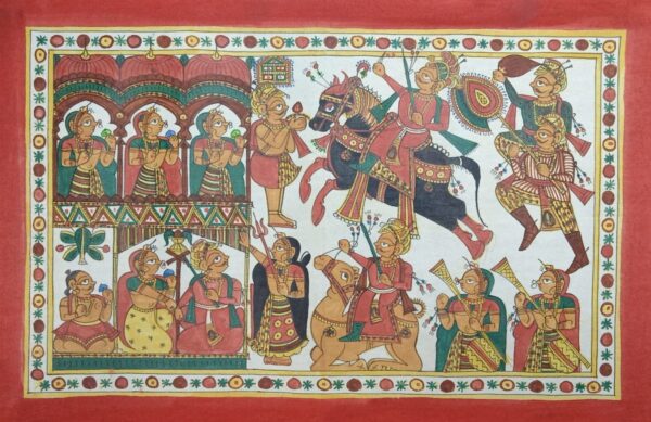 Pabuji Maharaj Vivah - Phad paintings - Abishek Joshi - 89