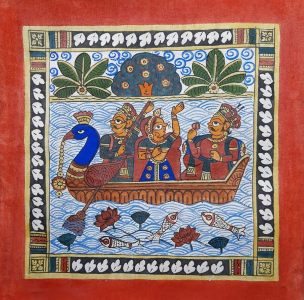 Nauka Vihar - Phad paintings - Abishek Joshi - 94