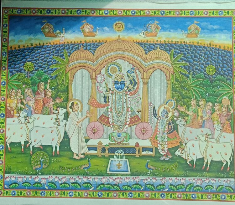 Srinath Ji #12 - Pichwai painting (36