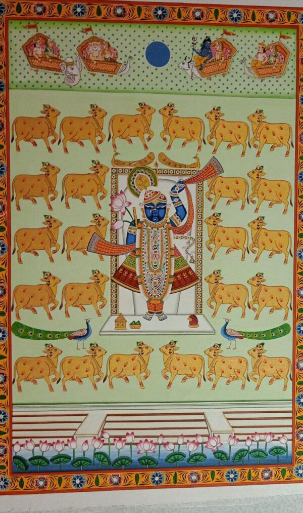 Srinath Ji - Pichwai painting - Daulatram - 26