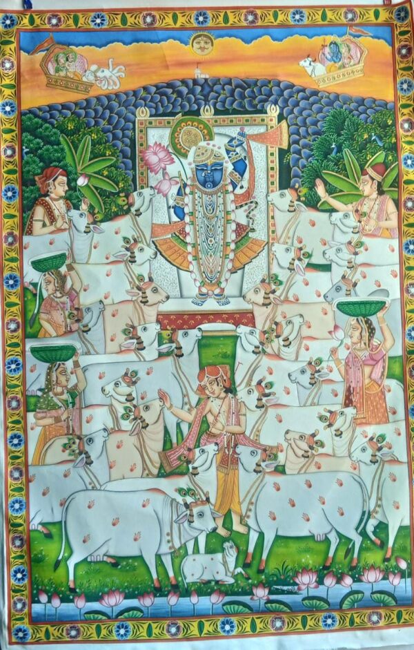 Srinath Ji - Pichwai painting - Daulatram - 27