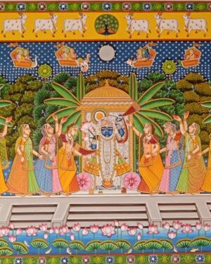 Srinath ji - Pichwai painting - Daulatram - 28