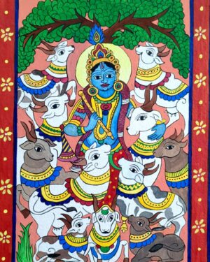 Gopala Nandana - Kalamkari painting - Sindhu - 01
