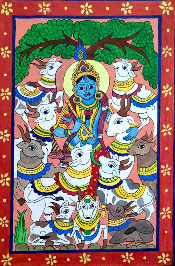 Gopala Nandana - Kalamkari painting - Sindhu - 01