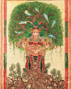 Tree Goddess- Kerala Mural - Sindhu - 04