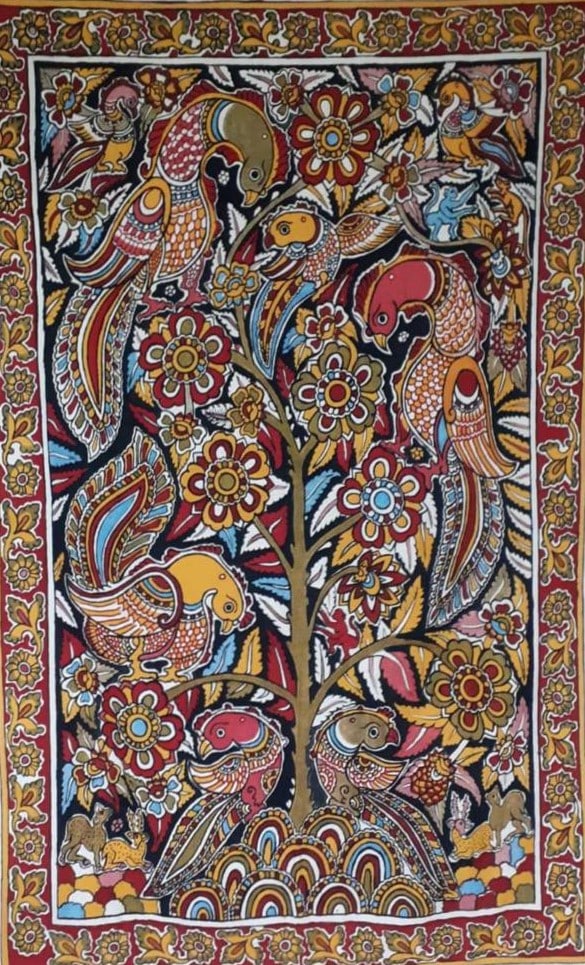 Tree of Life - Kalamkari Painting - Vivardhibi - 01