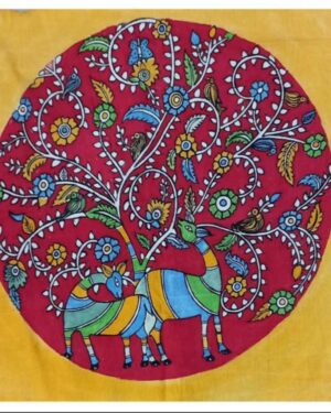 Deer Design - Kalamkari Painting - Vivardhibi - 03