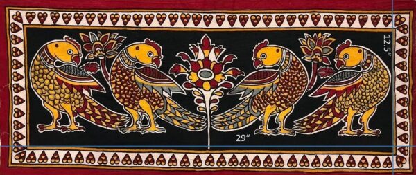 Parrots - Kalamkari Painting - Vivardhibi - 05