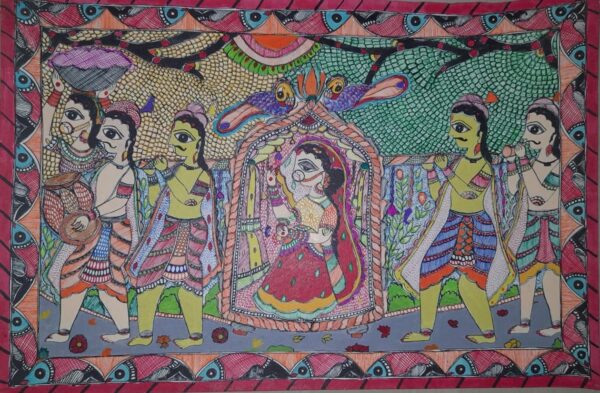 Doli Kahar - Madhubani painting - Anamika - 09