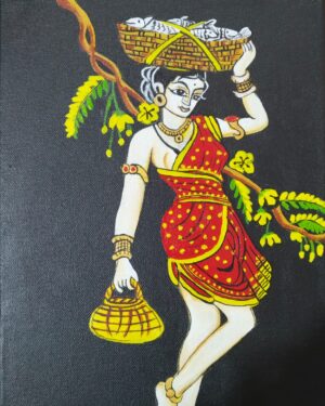 Village Girl - Nirmal painting - Suriyakumari - 03