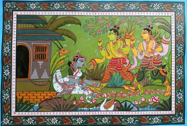 Shabari's Devotion - Pattachitra paintings - Susant Maharana - 31