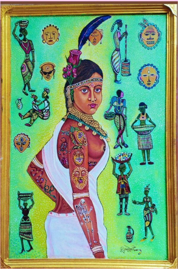 Tribal Beauty of Rajasthan - Indian Art - Pooran Poori - 18