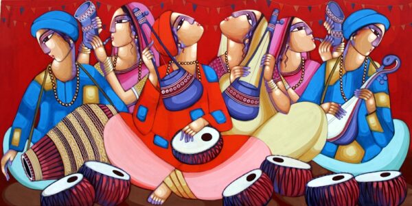 Tunes of Bengal - ndian Art - Shekar Roy - 14