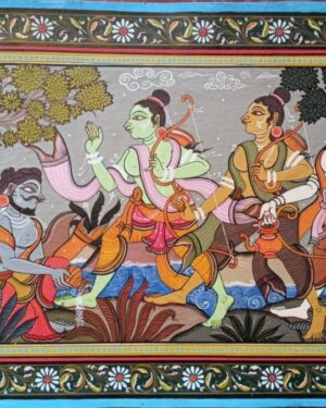 Botaman's Devotion - Ramayana Story -Pattachitra paintings - Susant Maharana - 33
