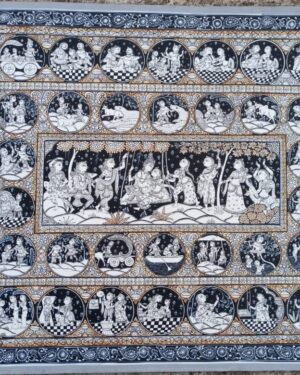 Krishna Story - Pattachitra paintings - Susant Maharana - 35