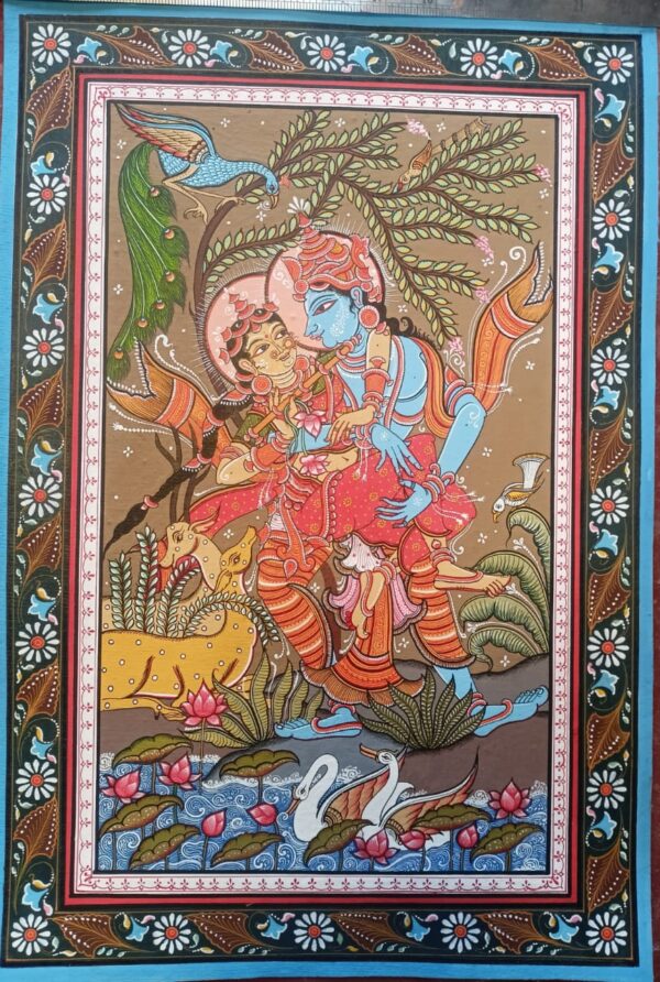 Radha Krishna - Pattachitra paintings - Susant Maharana - 36