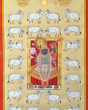 Srinathji Gopashtami - Pichwai painting - Varta Shrimail - 45