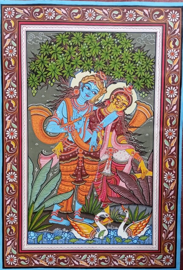 Radha Krishna - Pattachitra paintings - Susant Maharana - 40