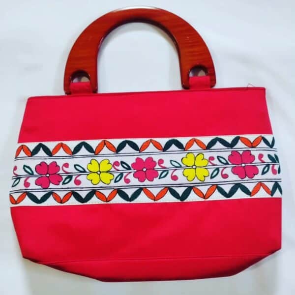 Handle bag - Madhubani painting - 03