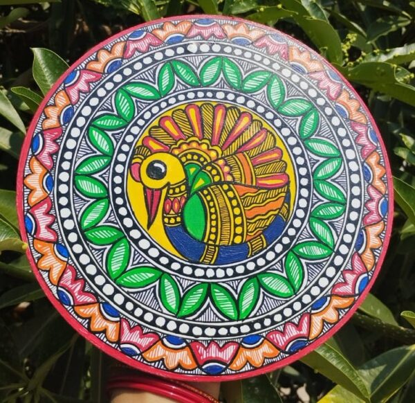 Peacock - Madhubani painting - Shikha Jha - 07