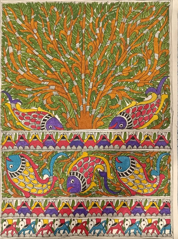 Madhubani painting - Avdhesh Kumar - 17