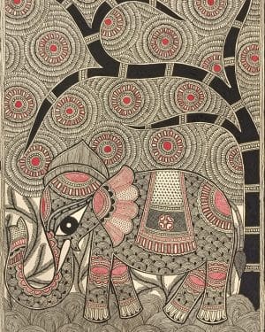 Madhubani painting - Avdhesh Kumar - 19