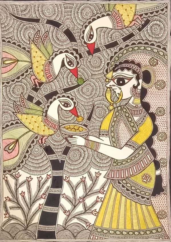 Madhubani painting - Avdhesh Kumar - 22