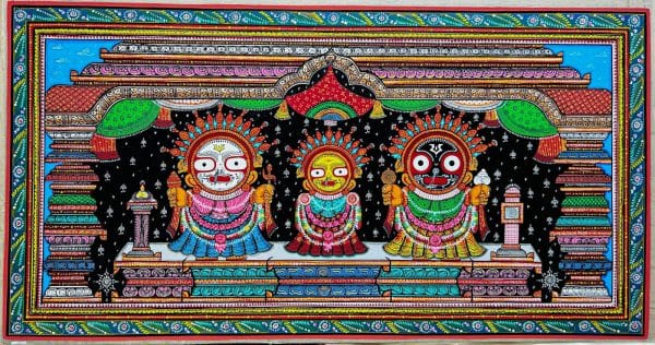 Sunabesha Jagannath - Pattachitra painting - Biswajit - 01