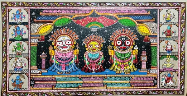 Sunabesa Dasa Avtar - Pattachitra painting - Biswajit - 04