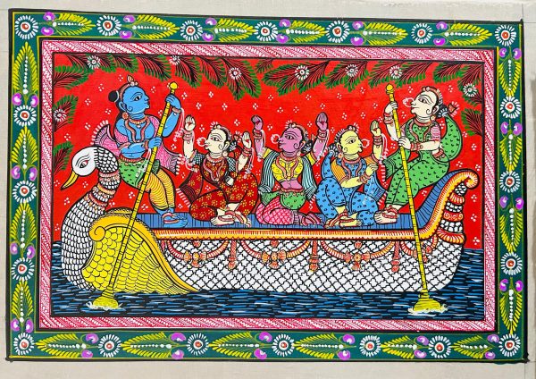 Nabakeli - Pattachitra painting - Biswajit - 10