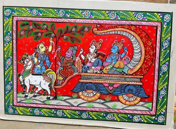 Mathura Bijaya - Pattachitra painting - Biswajit - 11