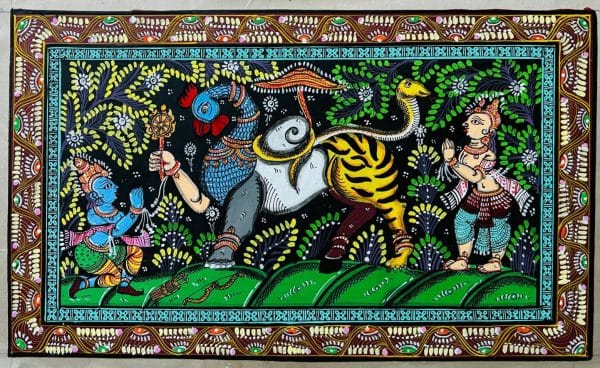 Navagunjara - Pattachitra painting - Biswajit - 12