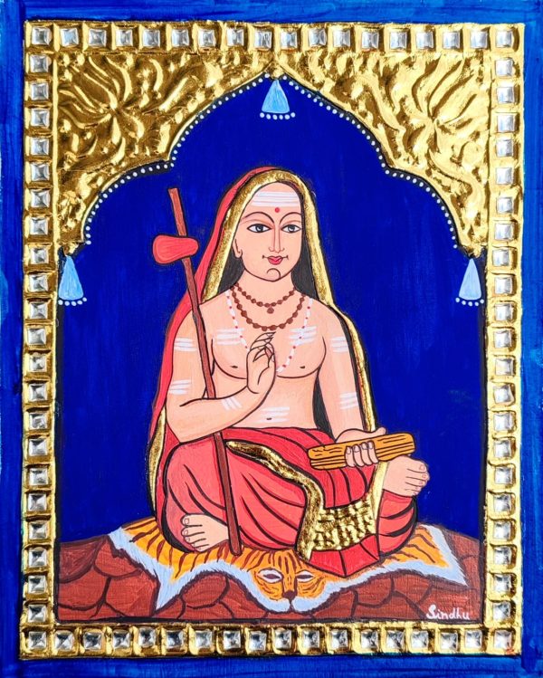 Adi Shankaracharya - Tanjore Style - Sindhu - 03