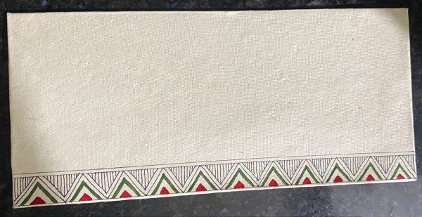 Envelope for Any occasion #8 - Madhubani Painting (7.5” x 3.5”) [Set of 5]